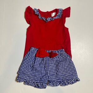 Red white and blue set